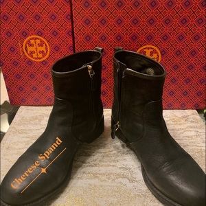 Tory Burch Simone Distressed Booties